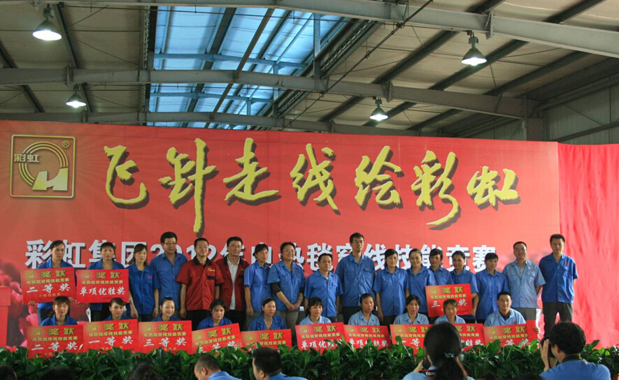 米兰网页版·官方端在线-米兰（中国）集团获奖职工与领导合影