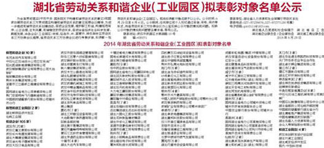 成都米兰网页版·官方端在线-米兰（中国）电器（集团）中南有限公司被认定为“湖北省劳动关系和谐企业”