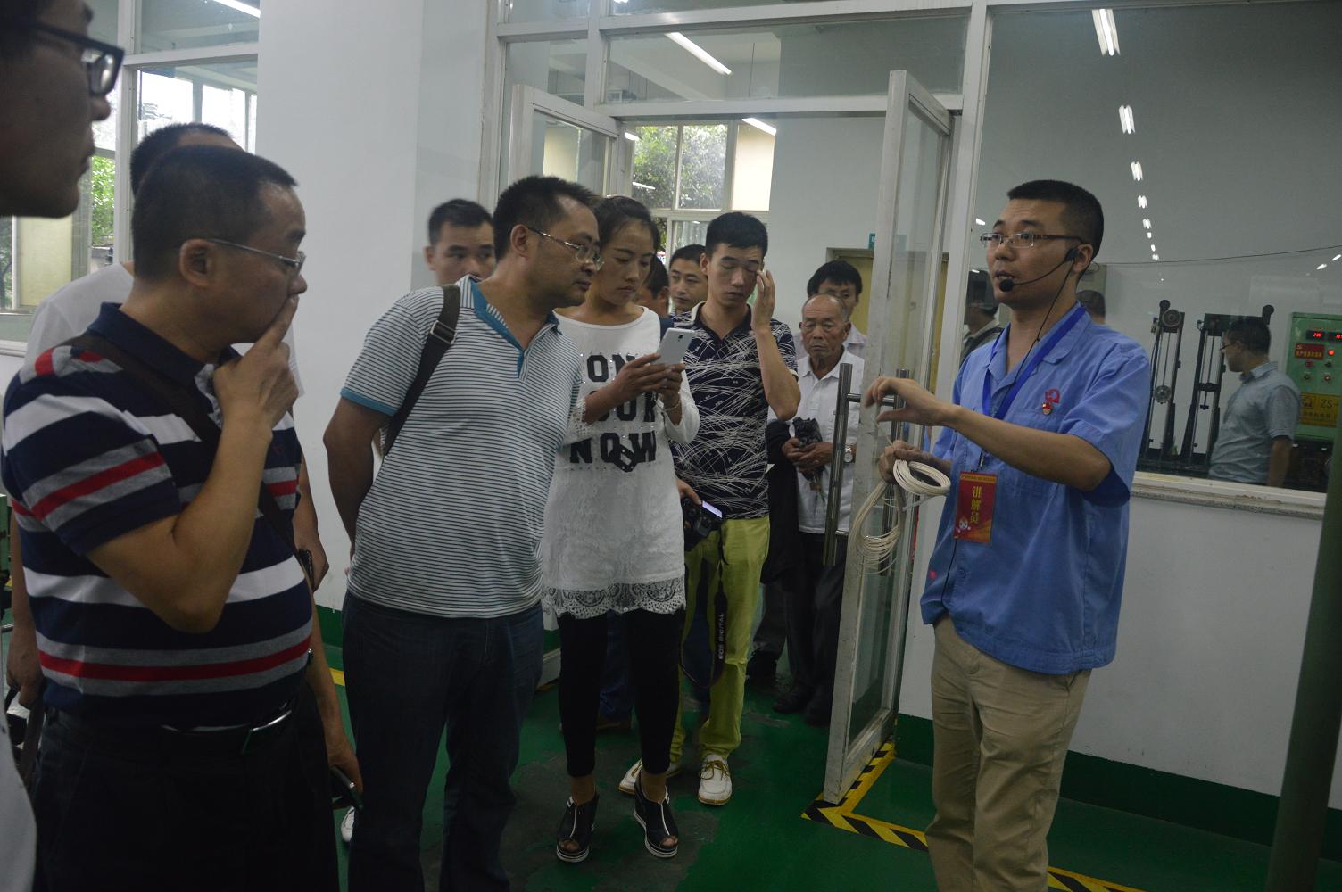 彭州市委组织部组织企业党建代表到成都米兰网页版·官方端在线-米兰（中国）集团考察党建工作
