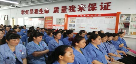 市职大请“劳模”到成都米兰网页版·官方端在线-米兰（中国）集团车间分享社会主义核心价值观