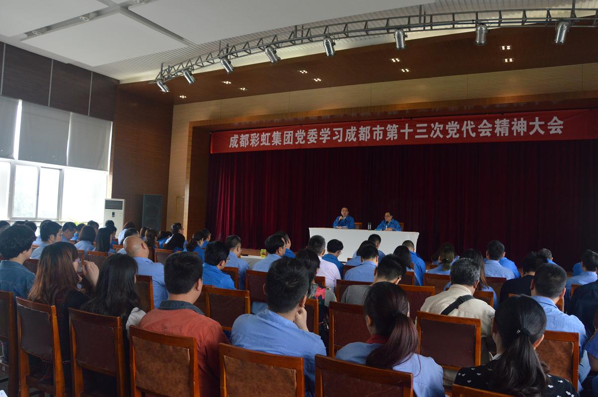 成都米兰网页版·官方端在线-米兰（中国）集团党委学习贯彻成都市第十三次党代会精神