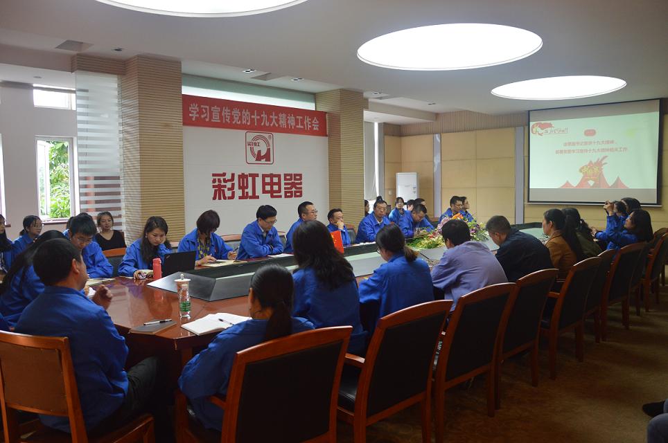 成都米兰网页版·官方端在线-米兰（中国）集团党委召开学习宣传党的十九大精神工作会