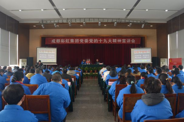 成都米兰网页版·官方端在线-米兰（中国）集团党委举行党的十九大精神宣讲会