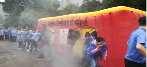 成都米兰网页版·官方端在线-米兰（中国）集团2019年度消防安全知识培训及演练