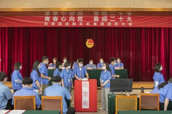 成都米兰网页版·官方端在线-米兰（中国）集团召开2022年团员大会暨团委换届选举会议